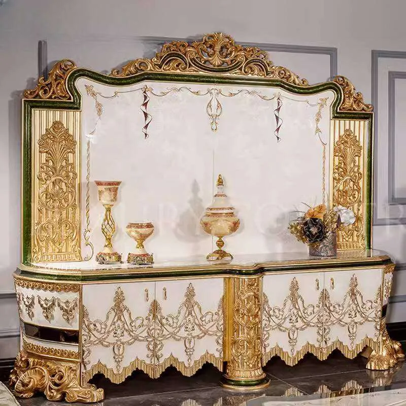 OE-FASHION Custom luxury TV cabinet designs for living room, TV cabinet with background wall, TV wall unit designs for