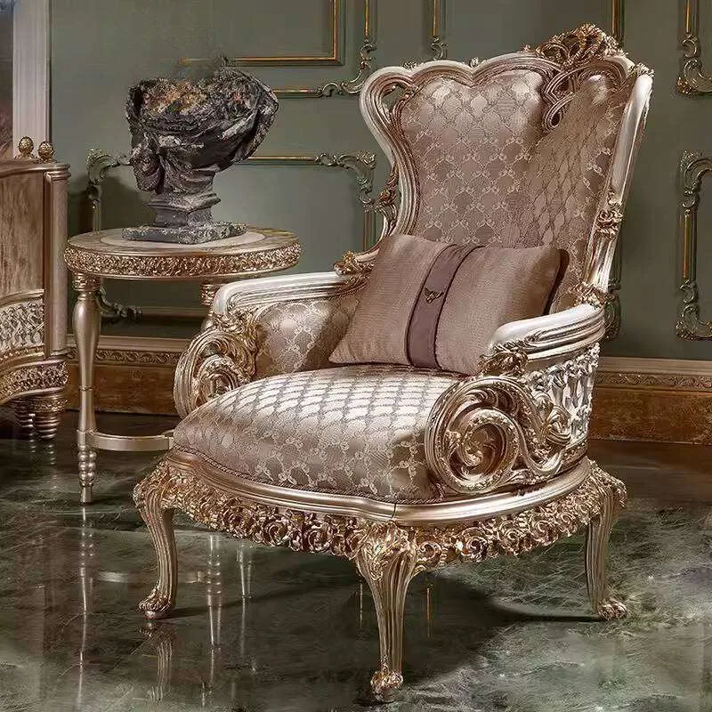 Illuminated Split-Wing Tufted Bed with Fluted Gold Accents craftsmanship close-up – Beds design