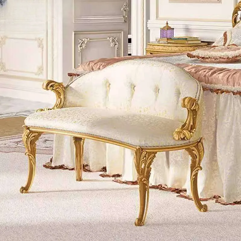 Luxury king bed frame with headboard and footboard interior perspective – Beds design