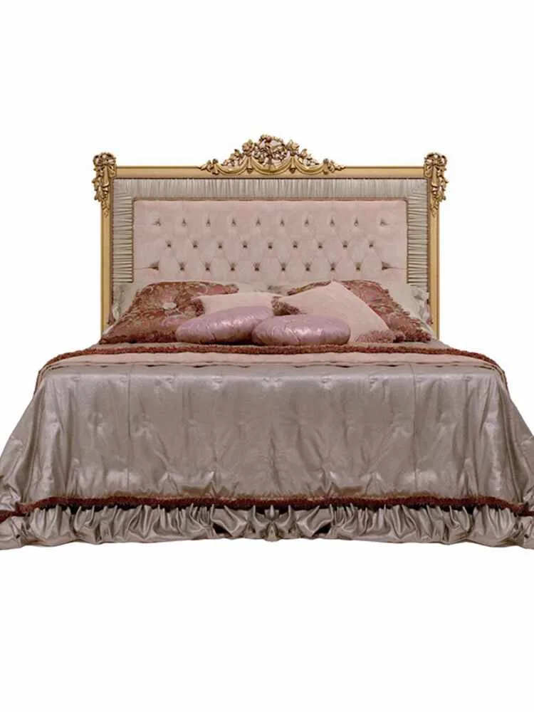 Luxury Pink Bed with Tufted Headboard - Image 5
