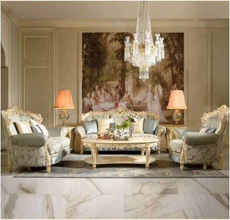 Luxurious Blue Sectional Sofa - Image 2