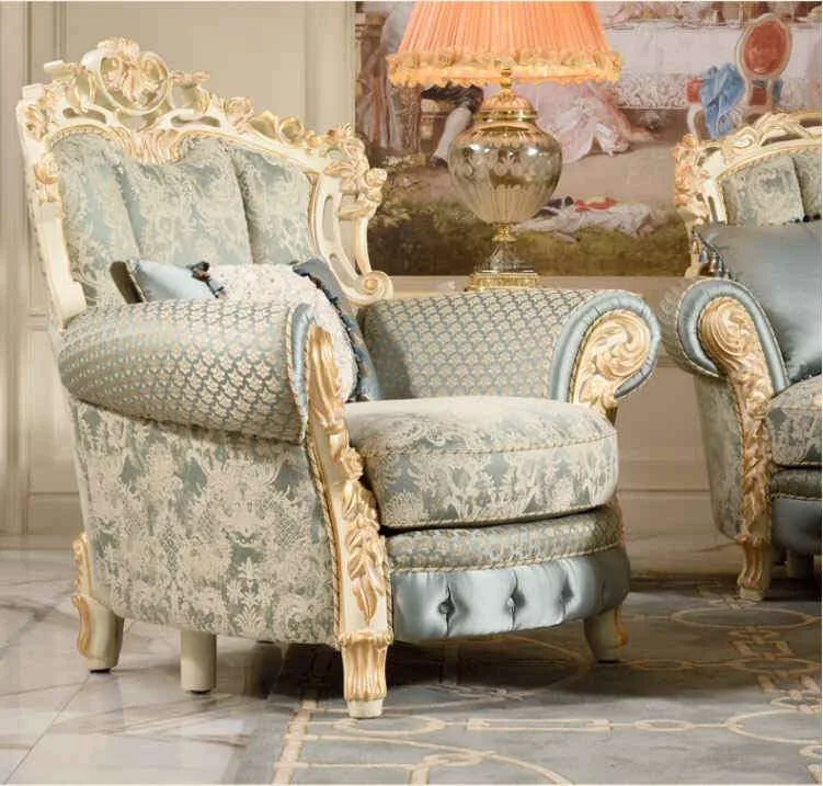 Luxurious Blue Sectional Sofa - Image 3