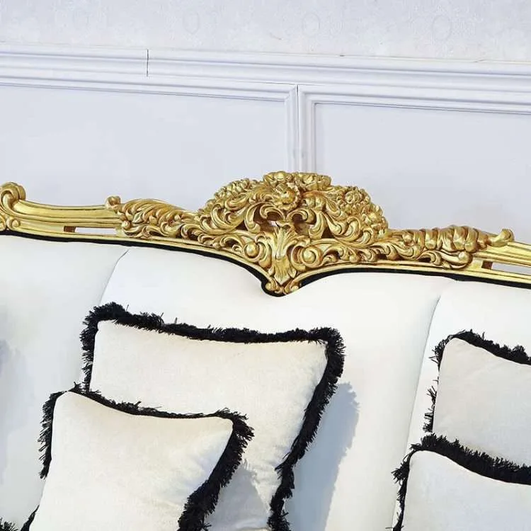 Luxurious Custom Classic Sofa Sets for Living Rooms - Image 4