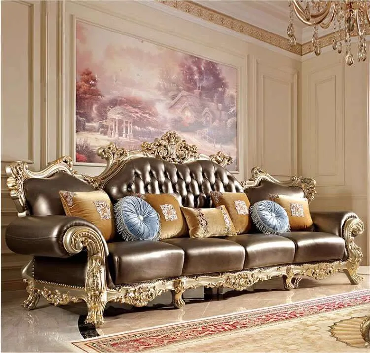 Luxurious Tufted Leather Chesterfields: Customize Your Classic Elegance with Handcrafted Woodcarved Frames