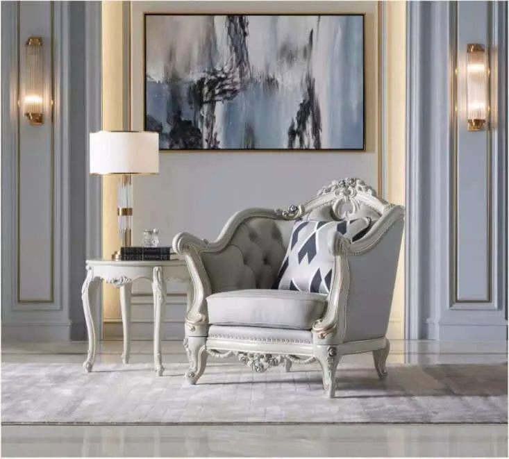 Neoclassical Silver-Tipped Sofa with Ribbon Bow Cresting material texture – Sofas & Couchs design