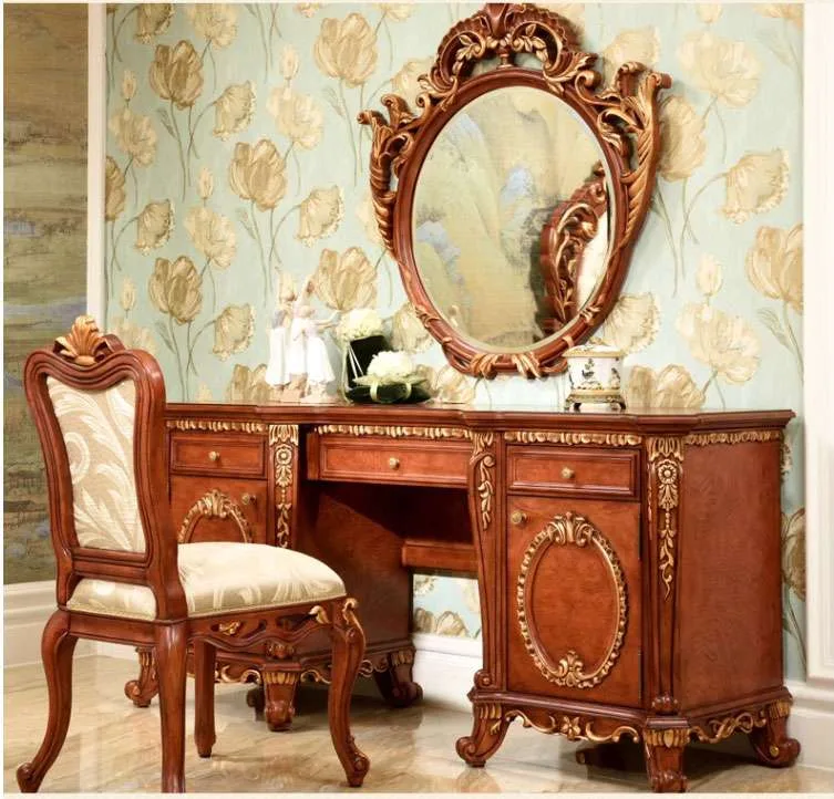 Baroque Mahogany Bed with Scallop Shell Cresting interior perspective – Beds design