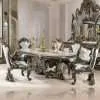 Elegant Classic Oval Dining Table Set for 6 - Image 3