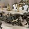 Elegant Classic Oval Dining Table Set for 6 - Image 4
