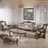 Elegant Classic Oval Dining Table Set for 6 - Image 6
