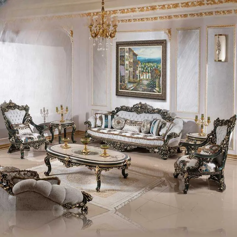 Elegant Classic Oval Dining Table Set for 6 6 Elegant Classic Oval Dining Table Set for 6 - Image 6