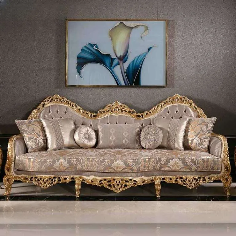 Chic Nostalgia: Unveiling the Retro Classic Wood Couch Collection by OE-FASHION | Global Delivery