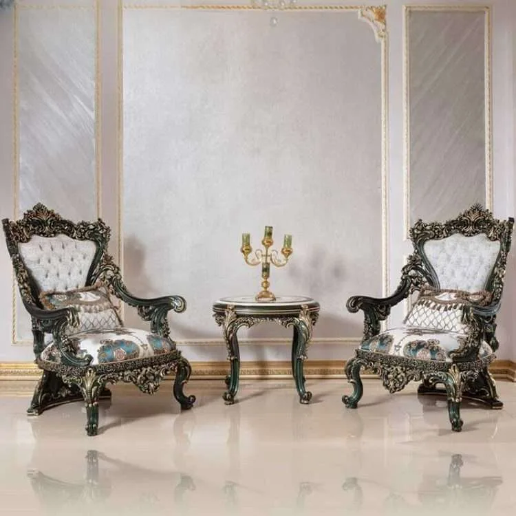 Elegant Classic Oval Dining Table Set for 6 - Image 7