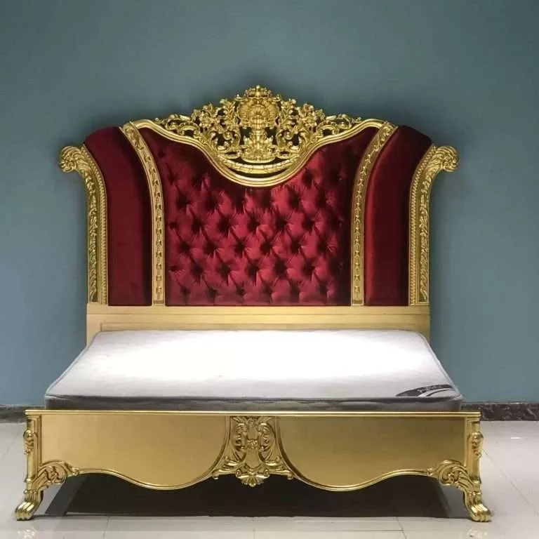 Baroque king-size bed frame