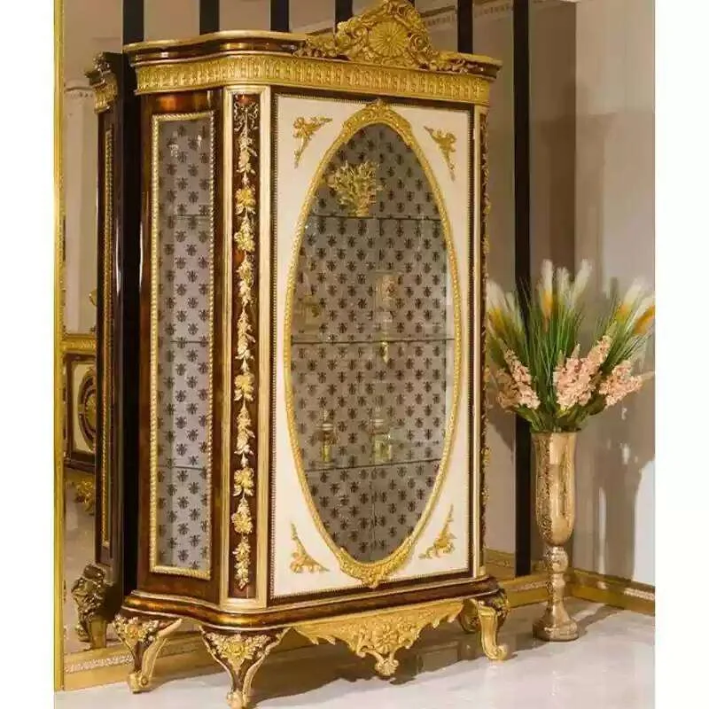 Bespoke Grand Baroque Gilded Bedroom Suite – Royal Joinery material texture – Beds design