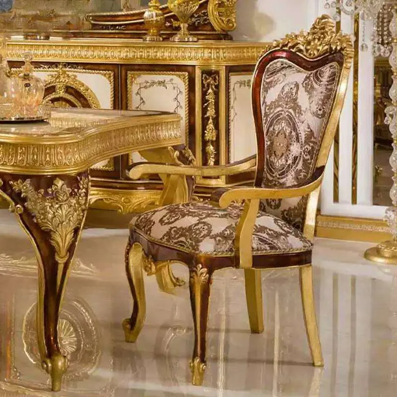 Bespoke Grand Baroque Gilded Bedroom Suite – Royal Joinery interior perspective – Beds design