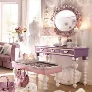 Blush Pink Vanity Table for Style & Functionality