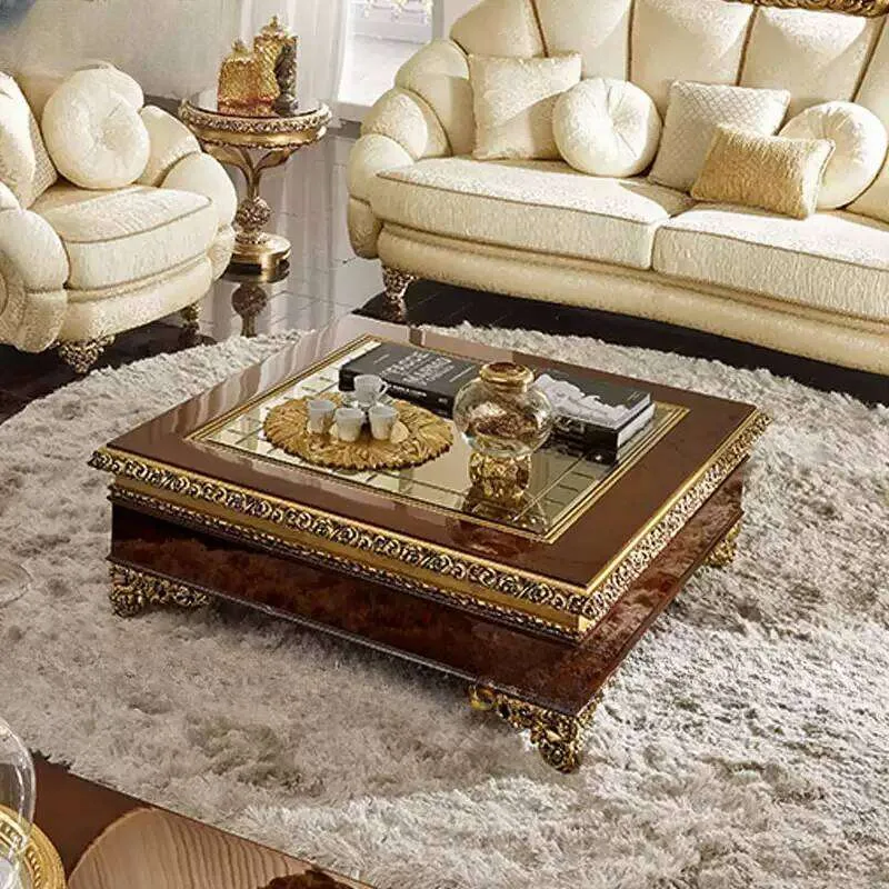 Bespoke Empire Style Mahogany TV Wall Unit: Classical Media System interior perspective – TV Stands & Media Consoles