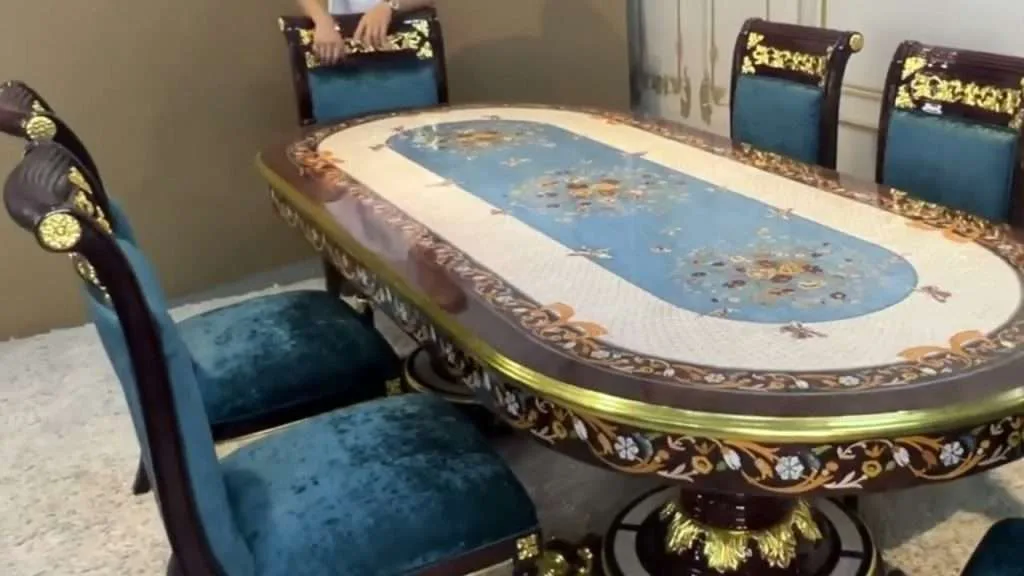 Why Are Dining Tables So Expensive? Unveiling the Costs 3 luxurious solid wood carved oval