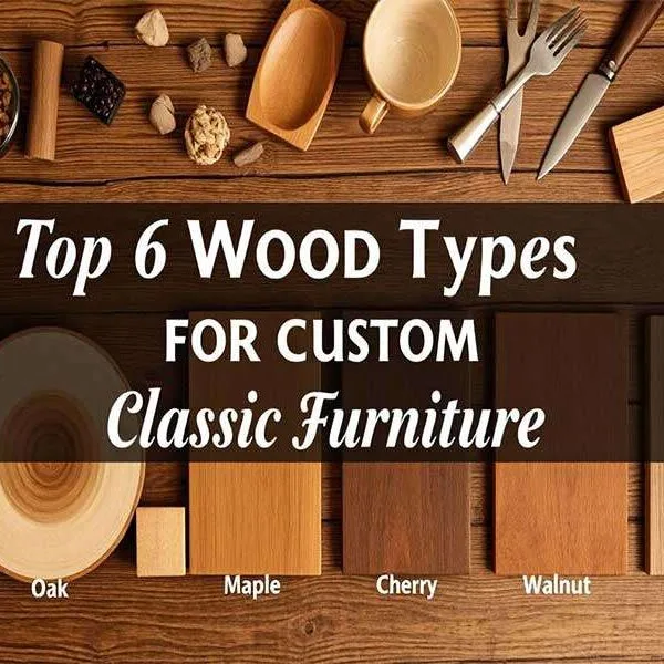 Top 6 Wood Types for Custom Classic Furniture: A Guide for Beginners