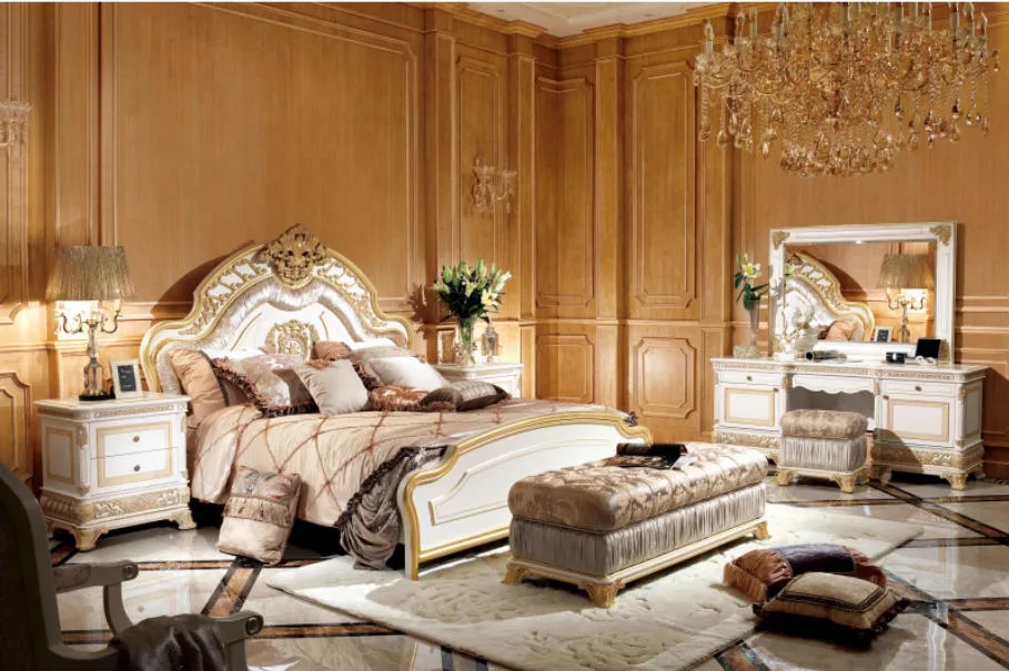 Our bed frame is a masterpiece of design, meticulously crafted from durable solid wood.