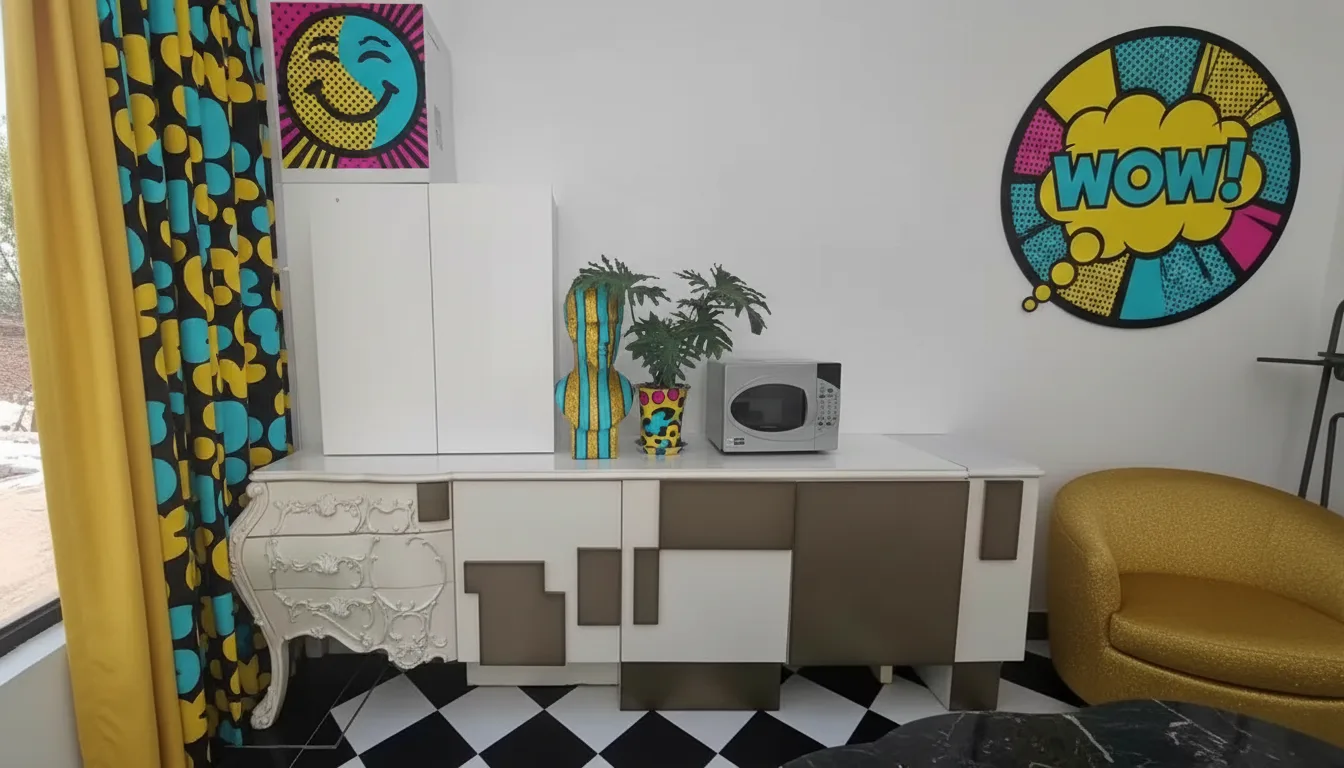 Luxury Modern Sideboard | Geometric Design Buffet
