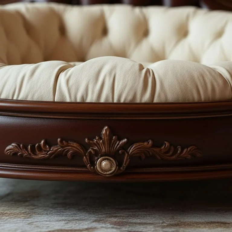 The Royal Pet Sofa: Luxury Chesterfield Pet Bed