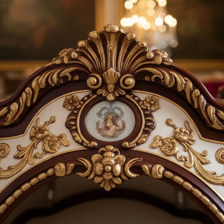 Bespoke Baroque Carved Pet Sanctuary: Period Joinery craftsmanship close-up – Pet Furniture design