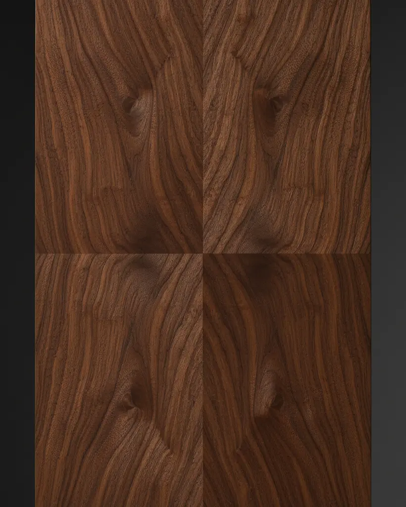 Canaletto walnut veneer