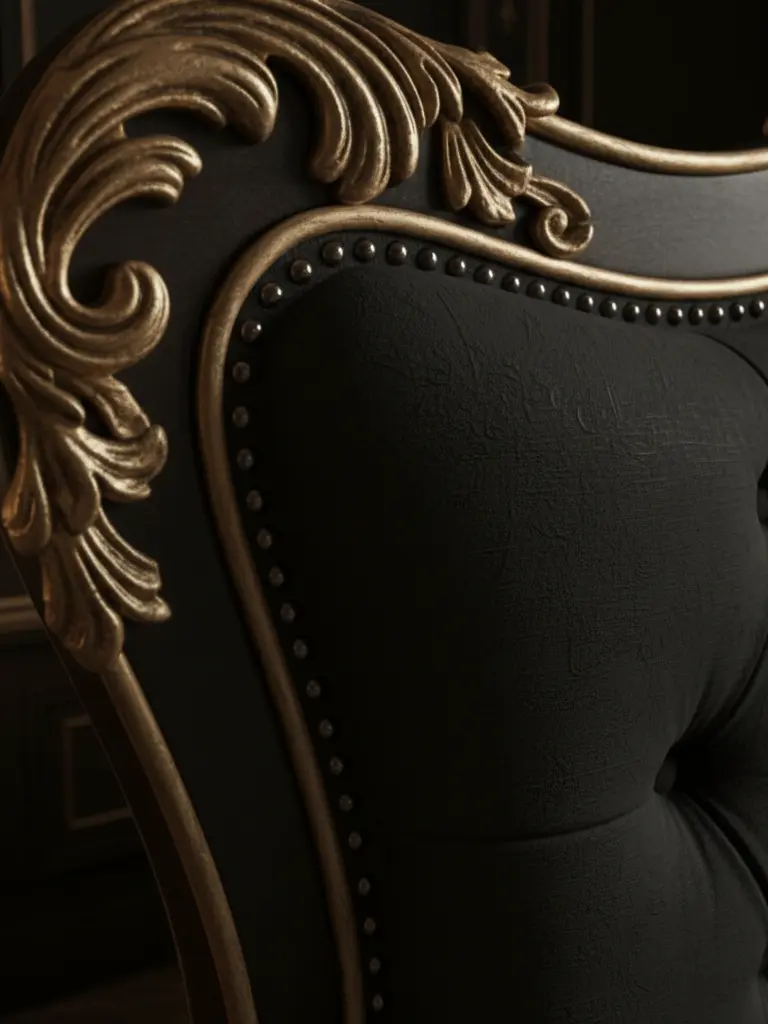 Gallery 12 Custom furniture material details crafted for European classical interiors