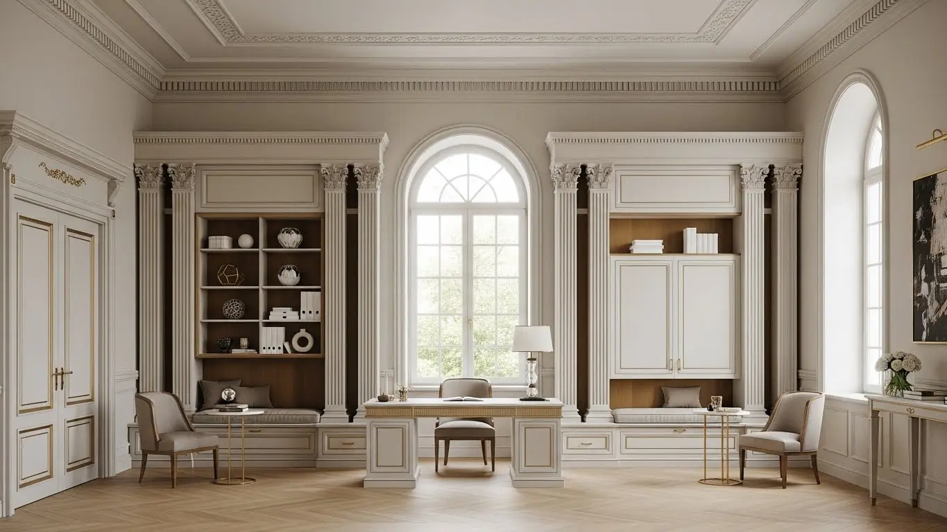 Neoclassical executive interior