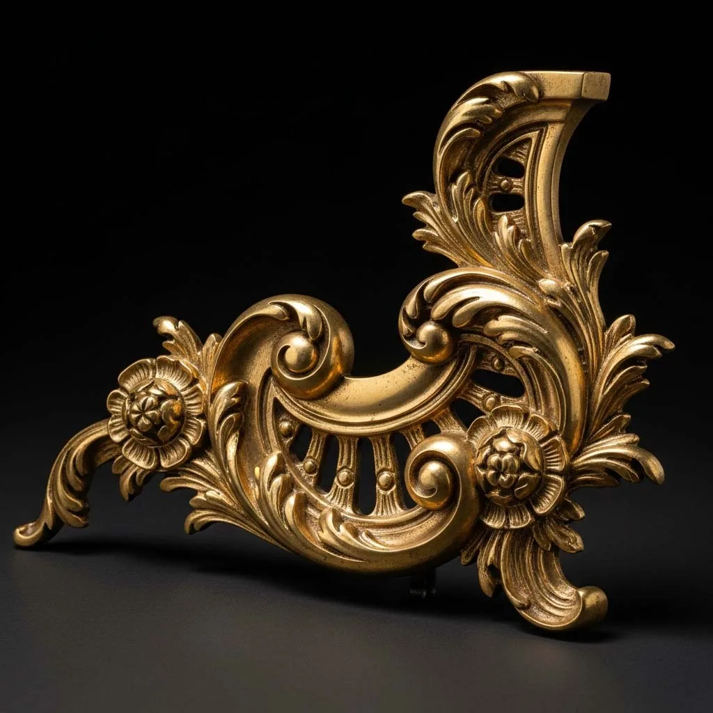 Lost-wax bronze applique casting