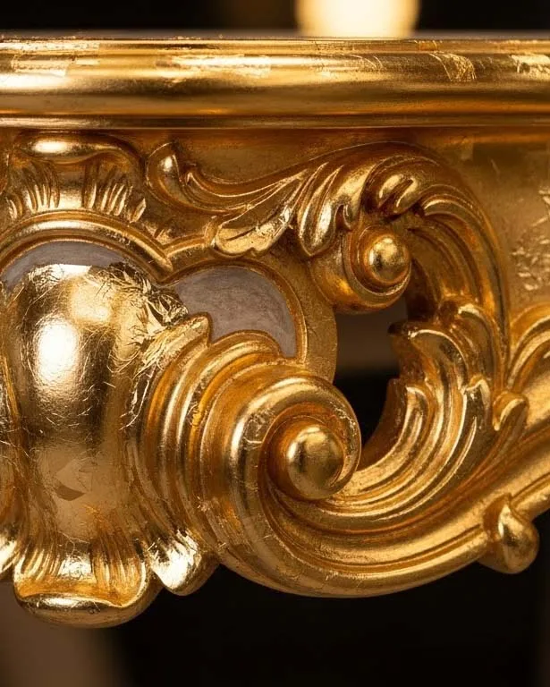 Application of 24k gold leaf using traditional water-gilding priming systems