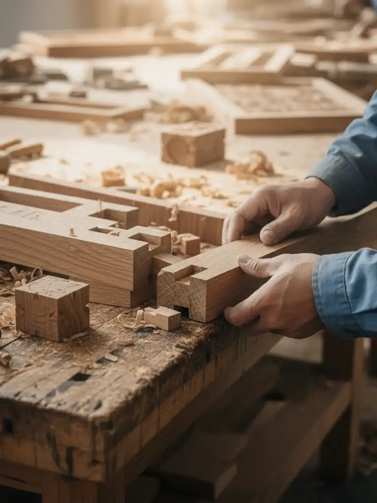 Home 6 Traditional precision hardwood joinery techniques