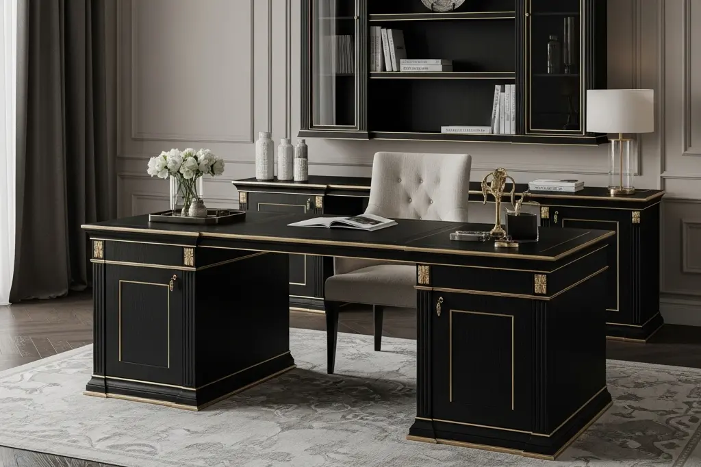 Neoclassical executive desk