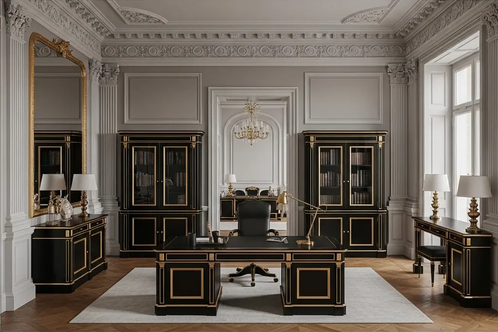 Classical bespoke home office furniture