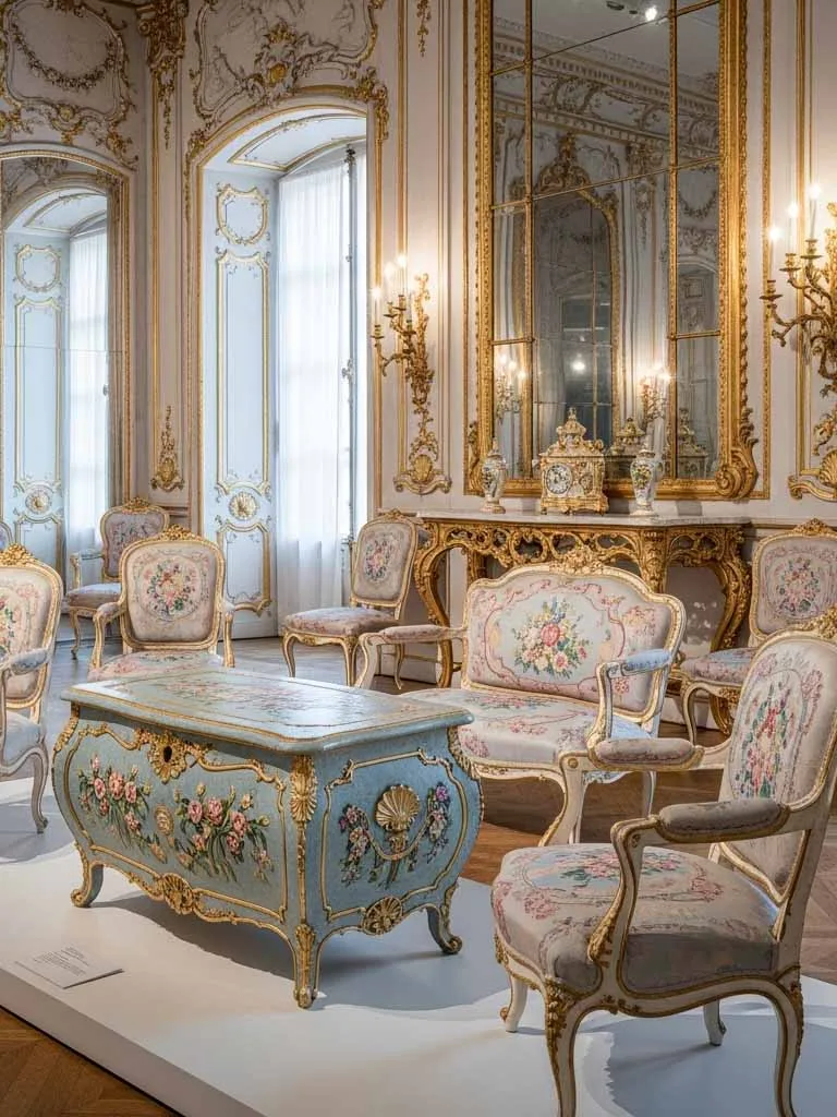 Rococo furniture style