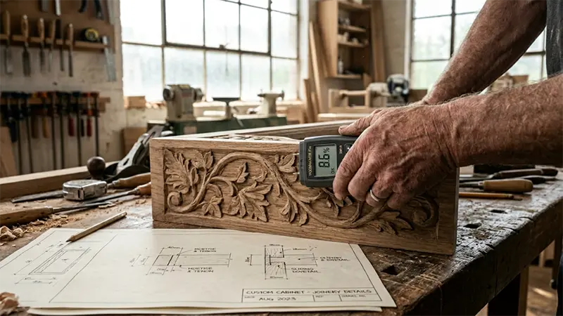 OE-FASHION bespoke furniture engineering for Middle East arid climates - moisture control protocol